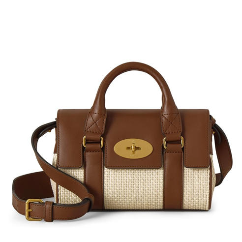 Mulberry - HERITAGE RAFFIA MINI BAYSWATER