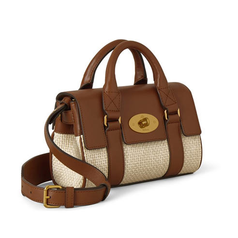 Mulberry - HERITAGE RAFFIA MINI BAYSWATER