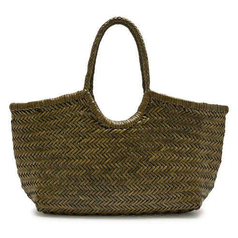 Dragon Diffusion - Women's Nantucket Big Basket Leather Tote Bag