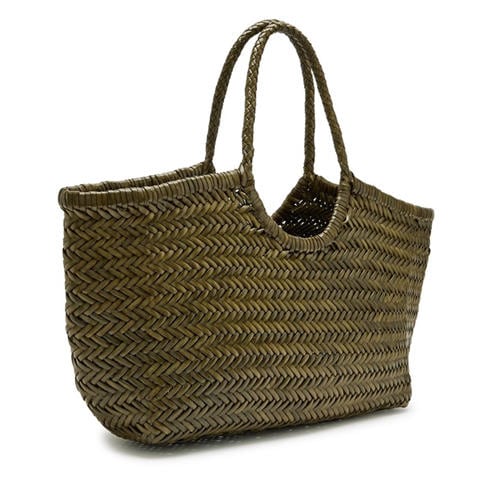 Dragon Diffusion - Women's Nantucket Big Basket Leather Tote Bag