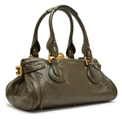 Chloe - Women's Paddington Padlock Leather Shoulder Bag