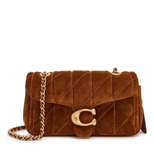 Coach - Tabby 20 Quilted Suede Shoulder Bag