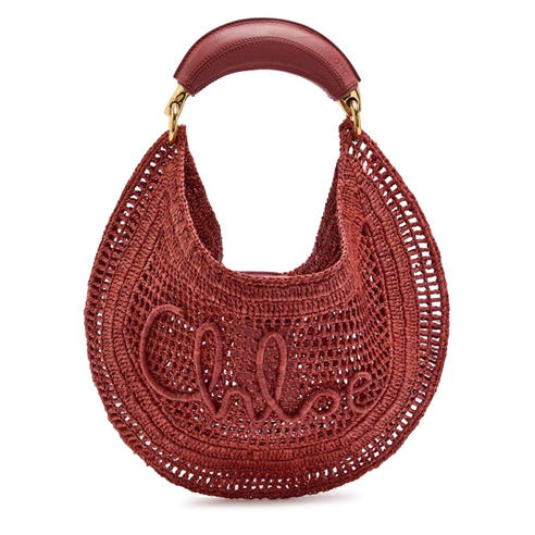 Chloe - Women's Summer Banana Raffia Shoulder Bag