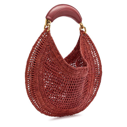 Chloe - Women's Summer Banana Raffia Shoulder Bag