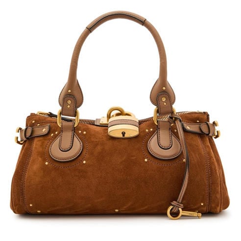Chloe - Women's Paddington Suede Shoulder Bag