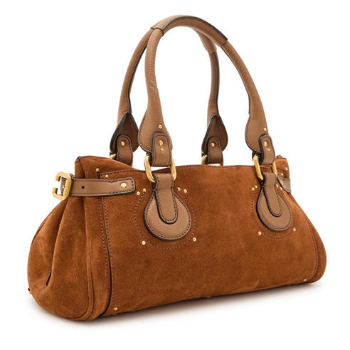 Chloe - Women's Paddington Suede Shoulder Bag