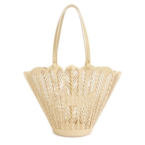 Chloe - Women's Soleil Patent Leather Tote Bag