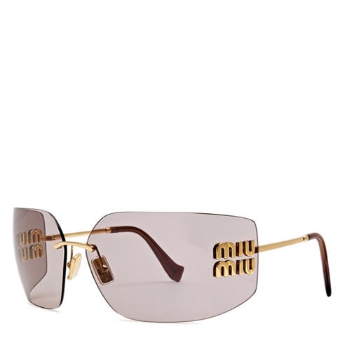 Miu Miu - Women's F Mask Shield Sunglasses