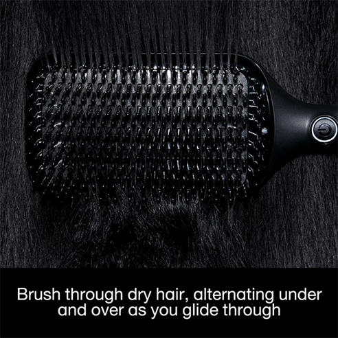 GHD - ghd Glide+ Max Smoothing Hot Brush - In Black