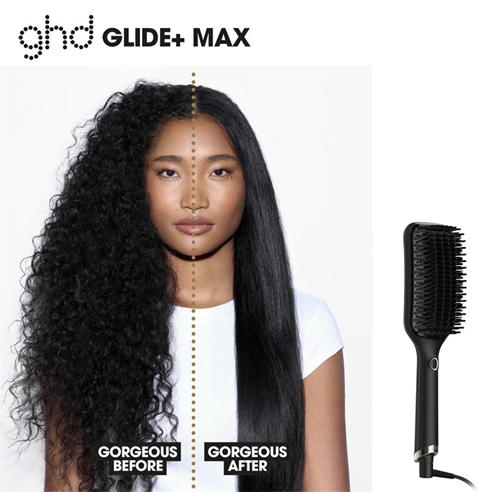 GHD - ghd Glide+ Max Smoothing Hot Brush - In Black