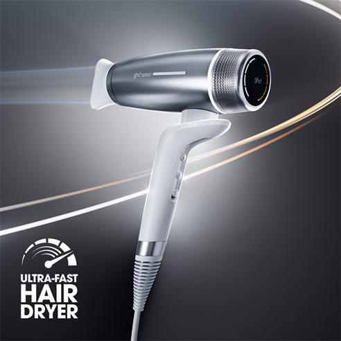 GHD - ghd Speed Hair Dryer - In Silver White