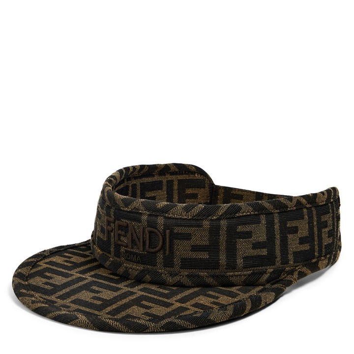 Fendi Boys Brown Ff Visor Jn61