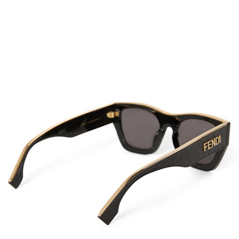 Fendi - FENDI F RECTANGULAR LEATH