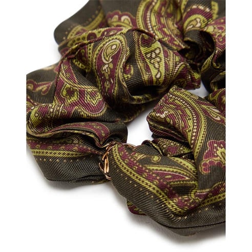 Saint Laurent - SILK PAISLEY SCRUNCHIE