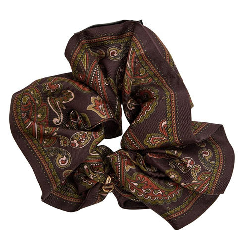 Saint Laurent - SILK PAISLEY SCRUNCHIE
