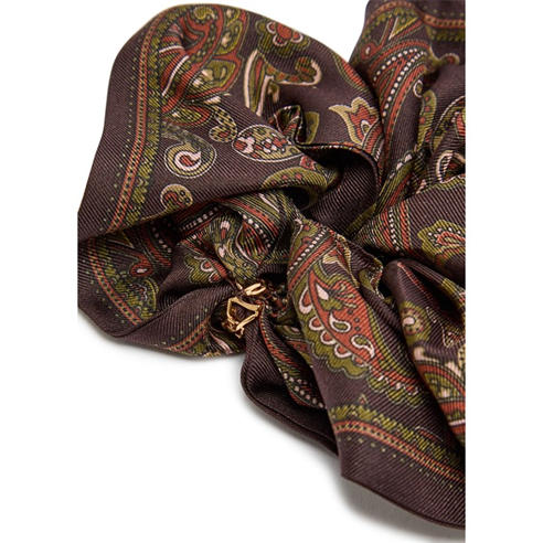 Saint Laurent - SILK PAISLEY SCRUNCHIE
