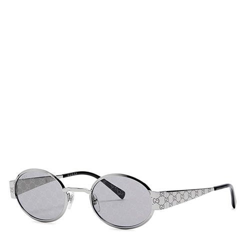 Gucci - Men's Metal Oval Sunglasses