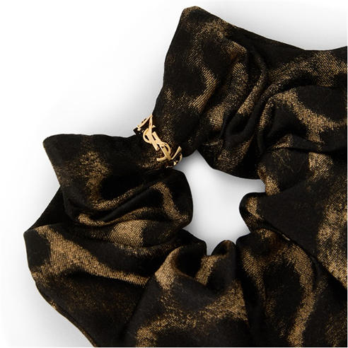 Saint Laurent - LEOPARD SCRUNCHIE