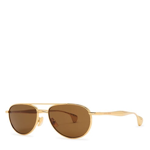 Bottega Veneta - Metal Aviator Sunglasses