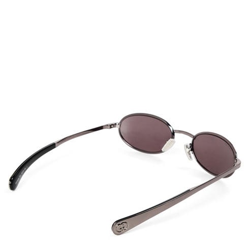 Gucci - Metal Oval Sunglasses