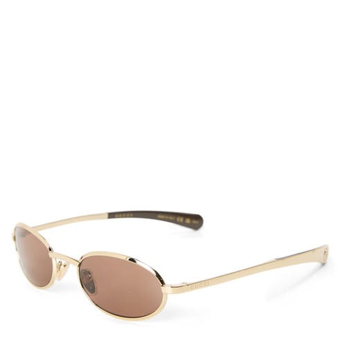 Gucci - Metal Oval Sunglasses