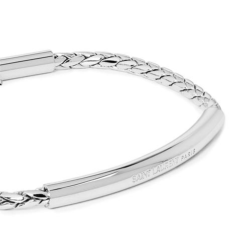 Saint Laurent - Men's Multi-Tube Silver Chain Bracelet