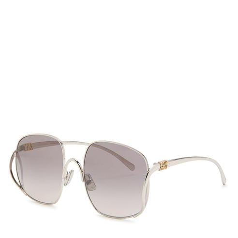 Miu Miu - Women's Stainless Steel Oversized Sunglasses