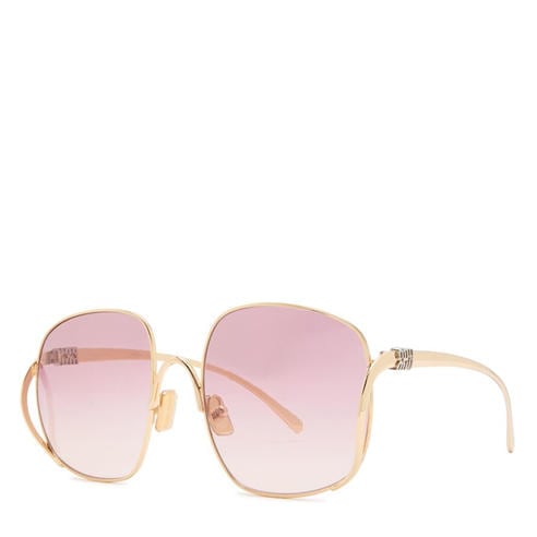 Miu Miu - Women's Stainless Steel Oversized Sunglasses