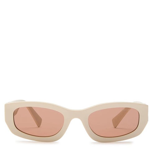 Miu Miu - Women's Narrow Acetate Rectangle Sunglasses