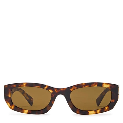 Miu Miu - Women's Narrow Acetate Rectangle Sunglasses