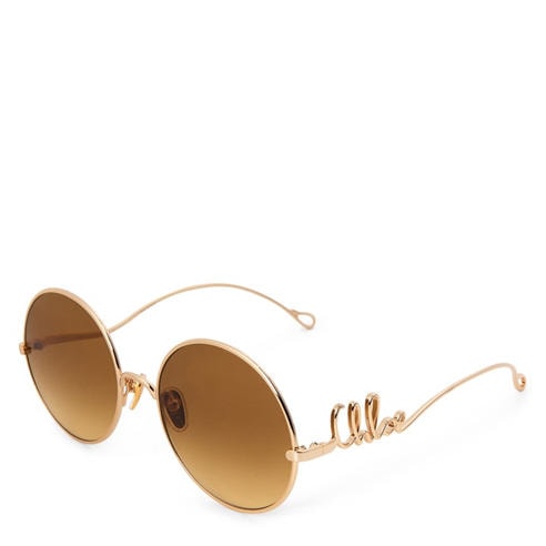 Chloe - Women's Iconic Metal Oversized Sunglasses