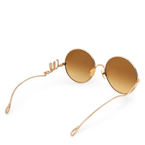 Chloe - Women's Iconic Metal Oversized Sunglasses