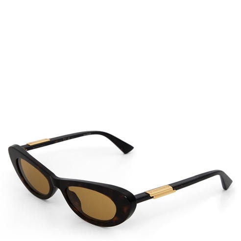 Bottega Veneta - Women's Narrow Acetate Cat-Eye Sunglasses