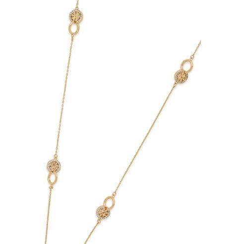 Tory Burch - Long Icon Pavé Interlocking Ne