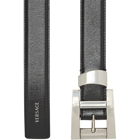 Versace - BUCKLE 30 CALF LEATHER BELT