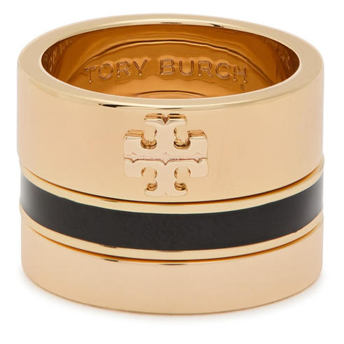 Tory Burch - Women's Icon Enamel Stack Ring
