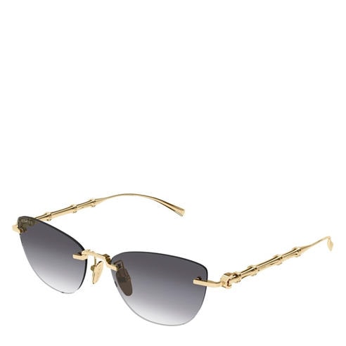 Gucci - Women's Metal Rimless Cat-Eye Sunglasses