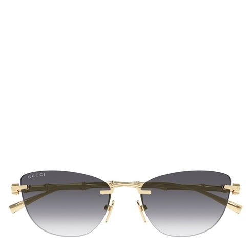 Gucci - Women's Metal Rimless Cat-Eye Sunglasses