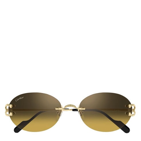 Cartier - CARTIER U ROUND RIMLESS METAL