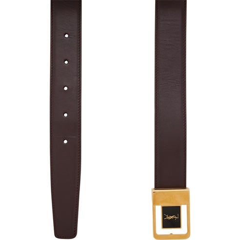 Saint Laurent - Women's LA 66 Bucket Leather Belt