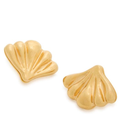 Chloe - Women's Shell Hoop Earrings