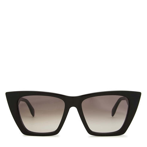 Alexander McQueen - AMQ CAT EYE BLACK SUNGLASSES