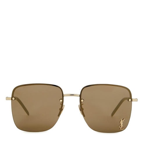 Saint Laurent - Women's SL Rimless Metal Square Sunglasses