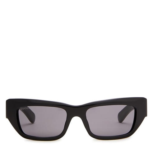 Gucci - Men's Acetate Narrow Rectangle Sunglasses