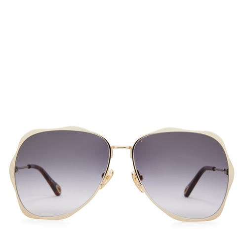 Chloe - Women's Metal Aviator Sunglasses