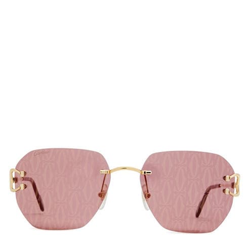 Cartier - CART U RIMBLESS LOGO LENSE