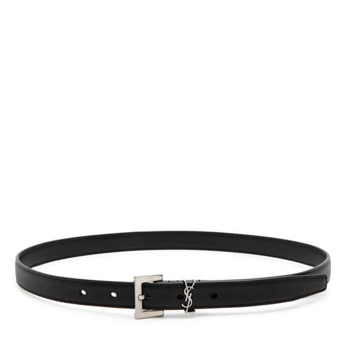 Saint Laurent - Women's 2cm Leather Belt