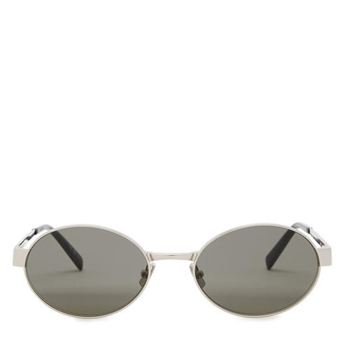 Saint Laurent - Women's Round Metal Sunglasses