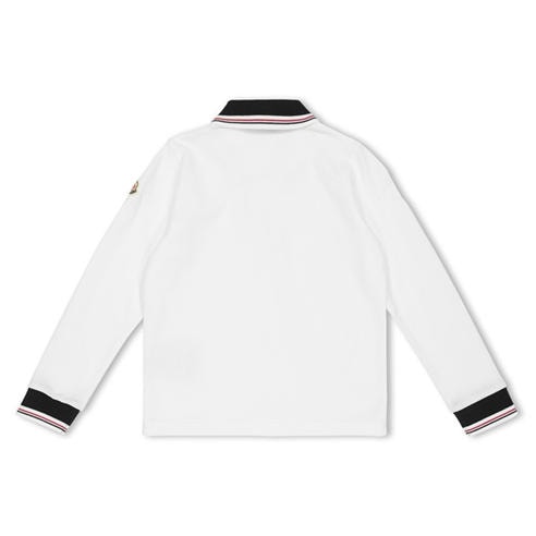MONCLER - Juniors Long Sleeve Polo Shirt