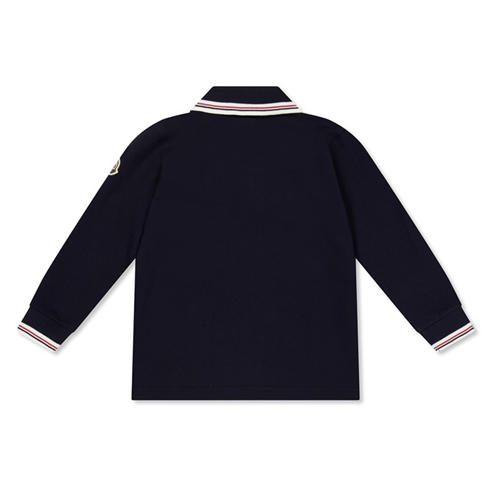 MONCLER - Juniors Long Sleeve Polo Shirt